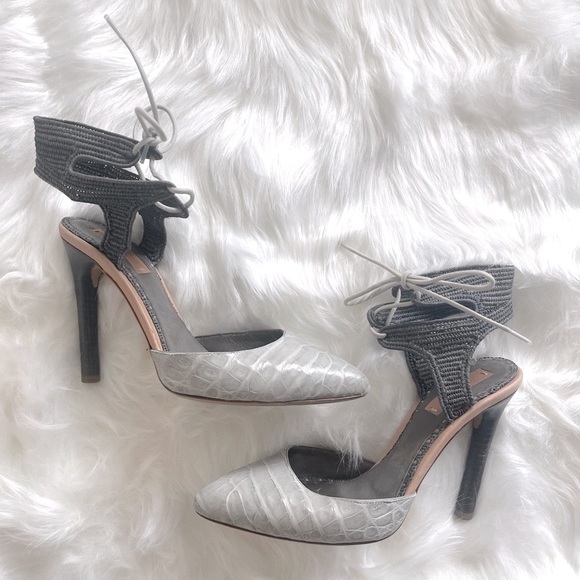 Reed Krakoff Python Pumps with ankle strap size 5.5 - Picture 5 of 11